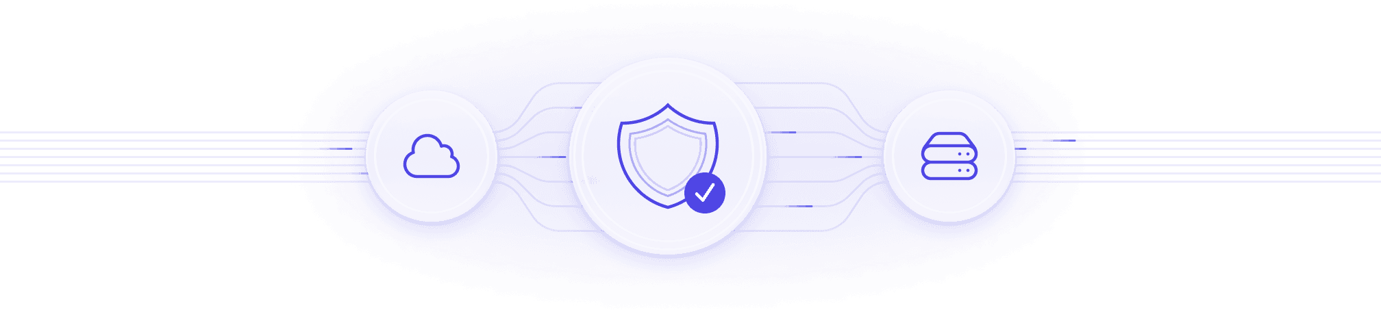 Security features and data protection illustration
